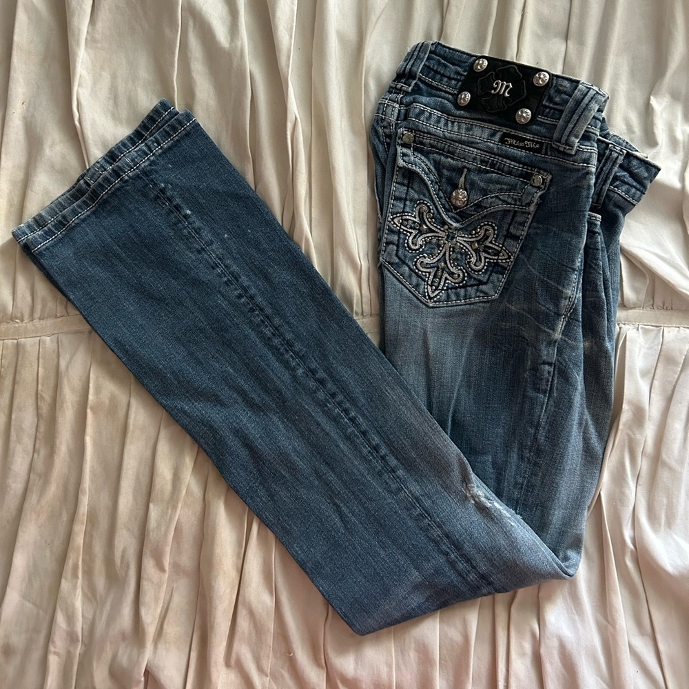 MISS ME Distressed Women’s Bootcut Jeans
